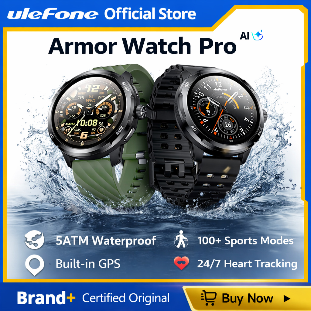 Italian Jewelry Watches - Ulefone Armor Watch Pro Smartwatch 1.5