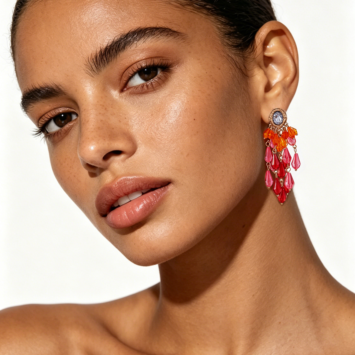 Drop Earrings - 2026 Summer New Colorful Crystal Tassel