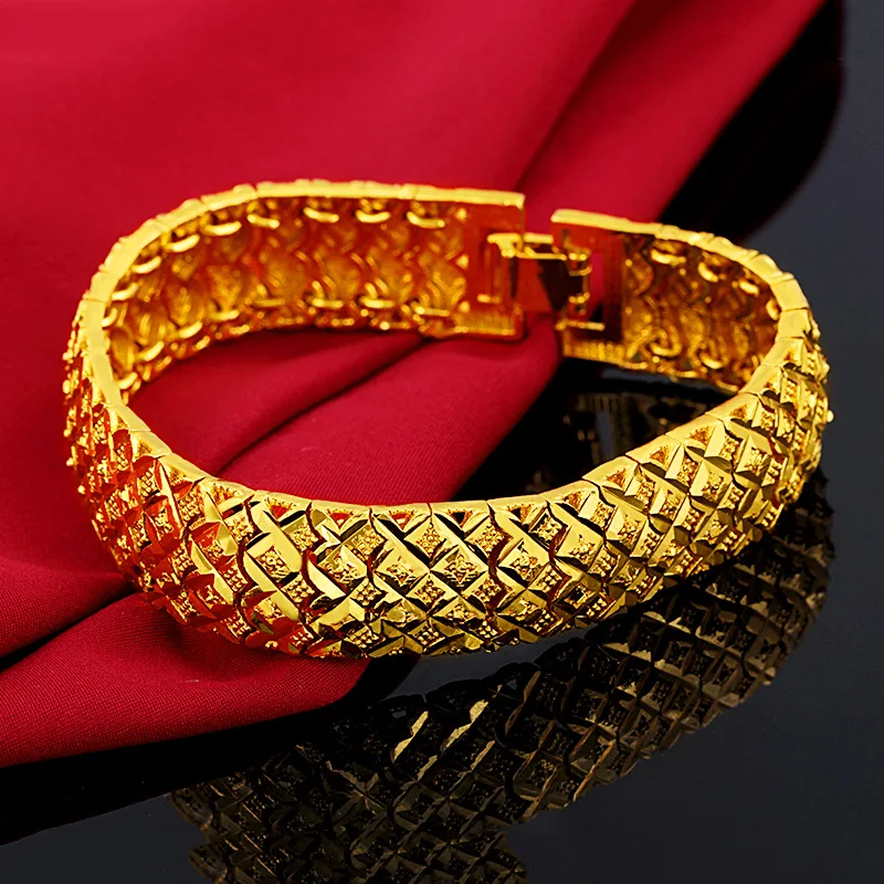 Fine Jewelry Watches Women - Pure 14k Gold Color Men's Watch