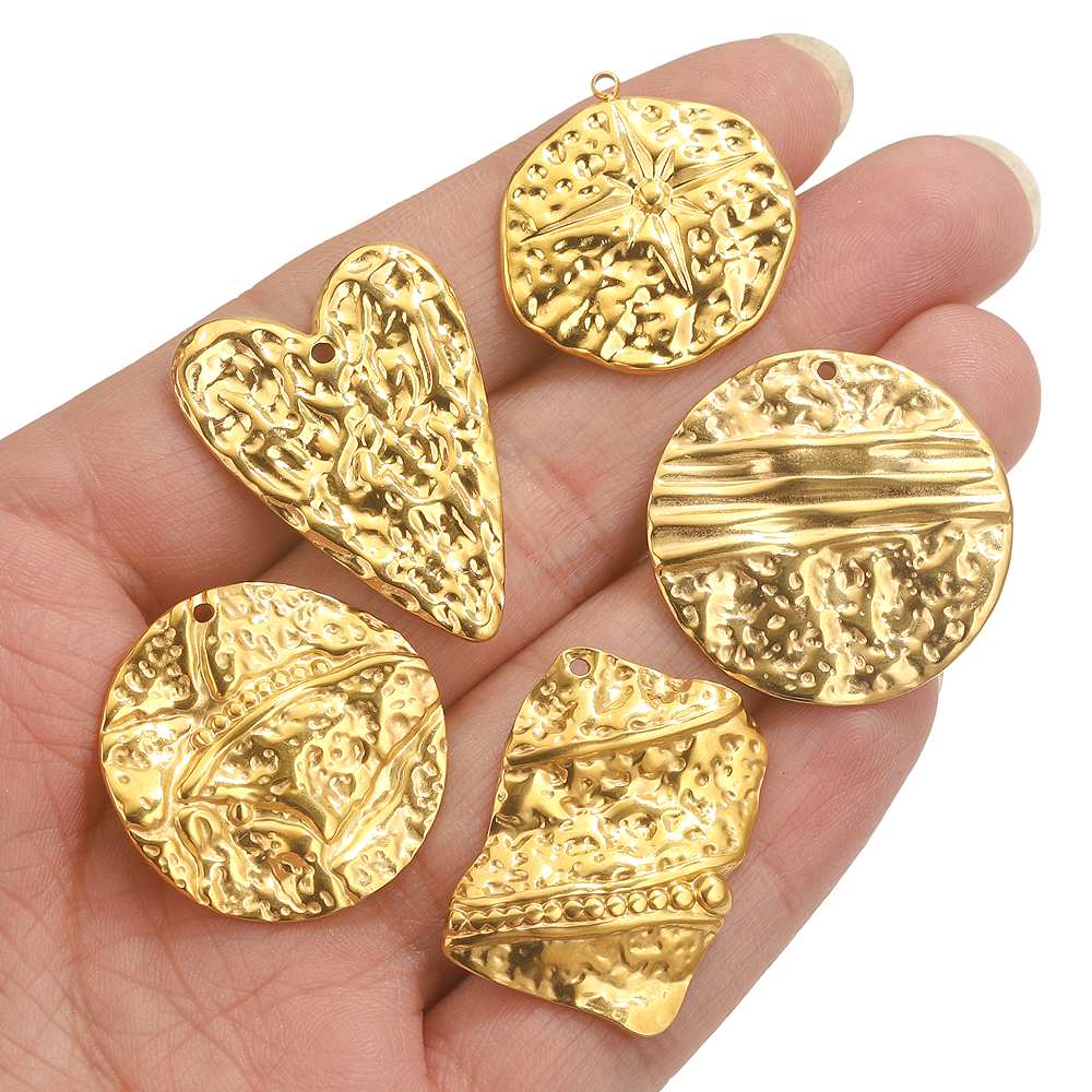 5pcs Stainless Steel Gold Plat - Drop Earrings のレビューと価格