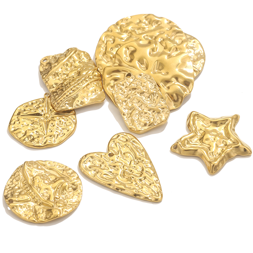 5pcs Stainless Steel Gold Plat - Drop Earrings のレビューと価格
