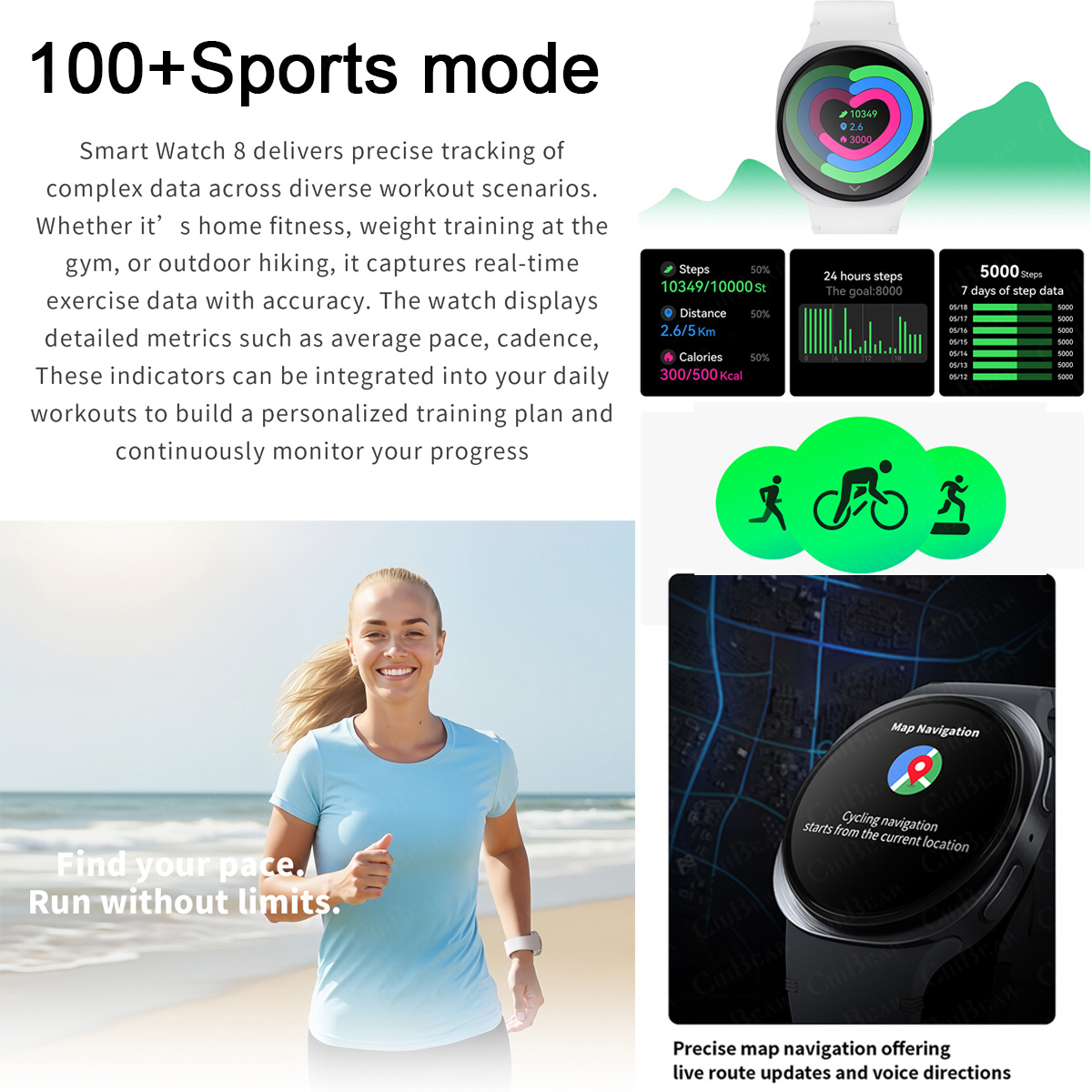 2026 New Watches 8 Mini GPS Tr - Italian Jewelry Watches のレビューと価格