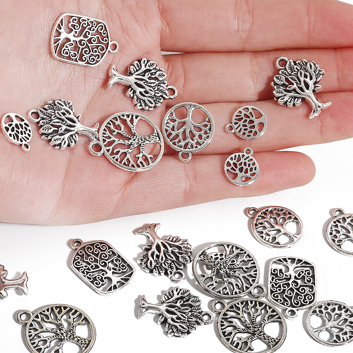 Antique Silver Plated Connecto - Drop Earrings のレビューと価格