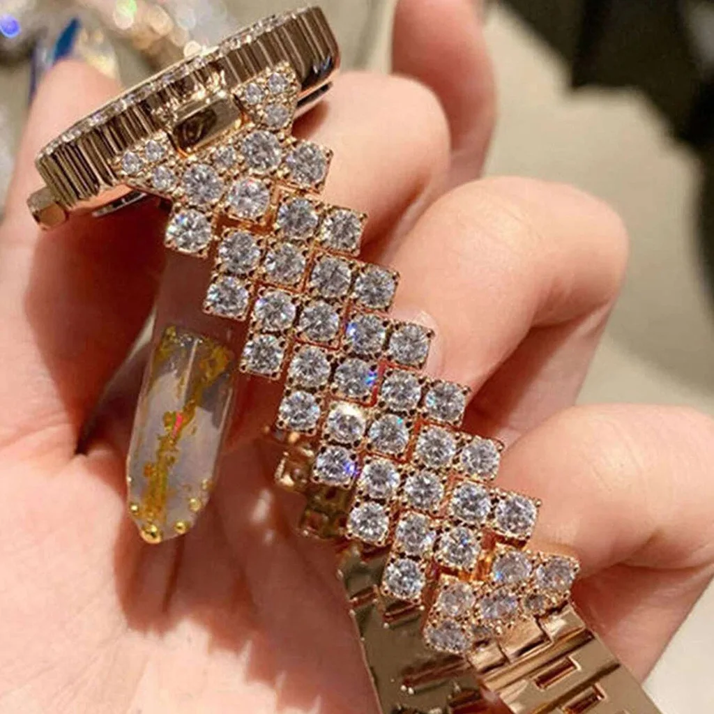 Luxury Rhinestone Watch Women  - Jewelry Watches Vintage のレビューと価格