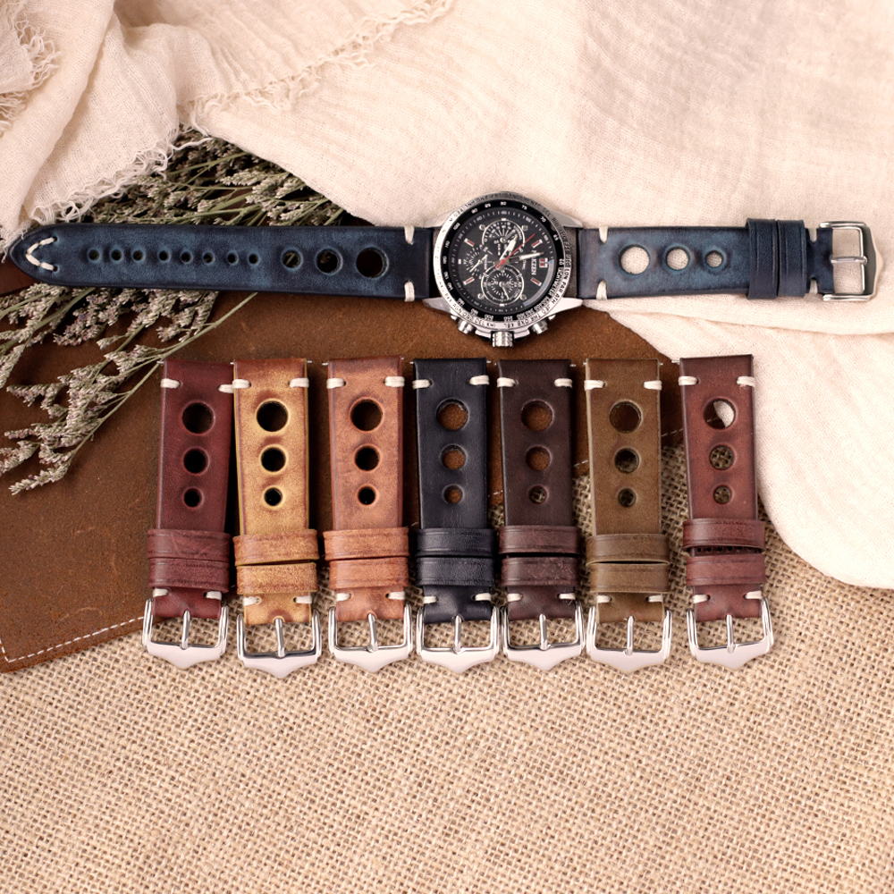 Vintage Leather Watch Strap Ha - Jewelry Watches Vintage のレビューと価格