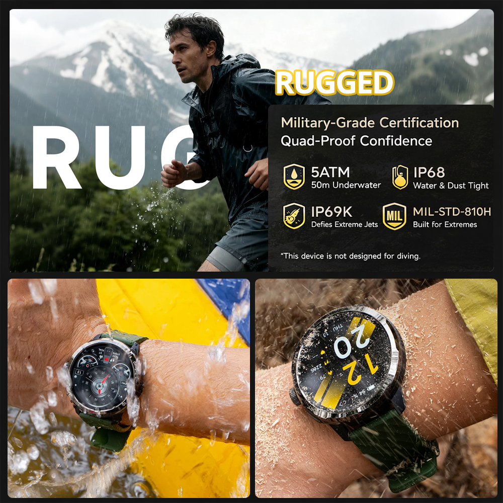 Ulefone Armor Watch Pro Smartw - Italian Jewelry Watches のレビューと価格