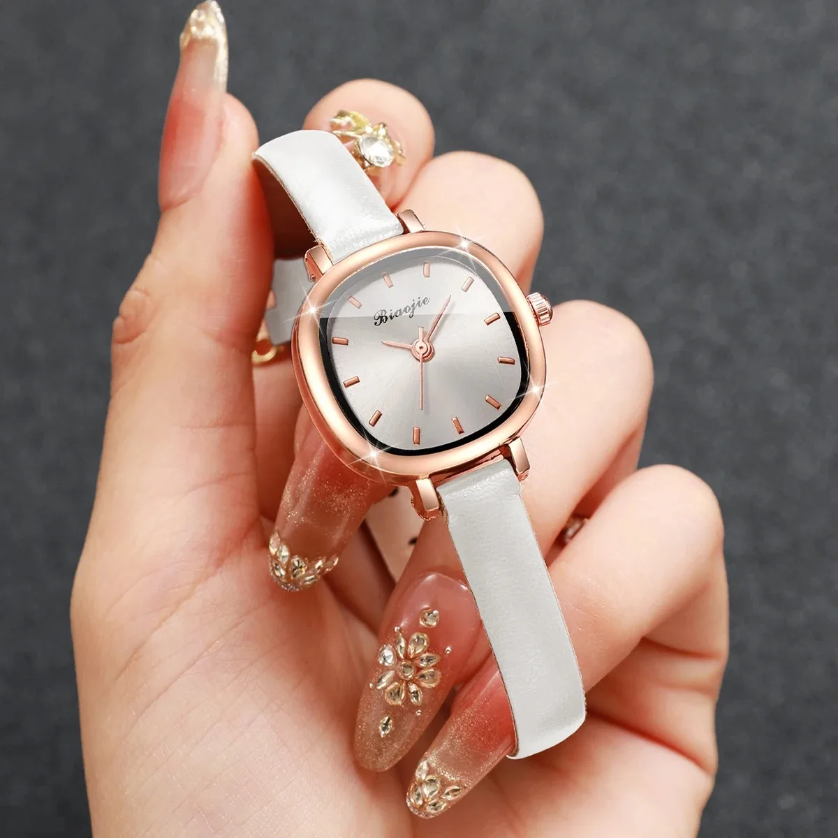 5PCS Fashion Square Dial Women - Fine Jewelry Watches Women のレビューと価格
