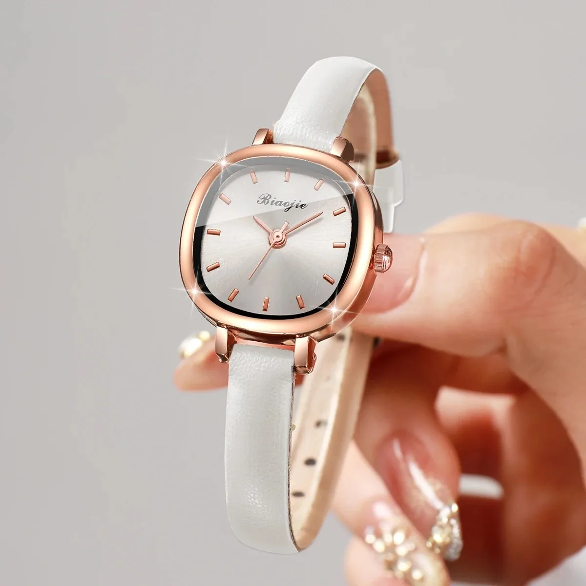 5PCS Fashion Square Dial Women - Fine Jewelry Watches Women のレビューと価格