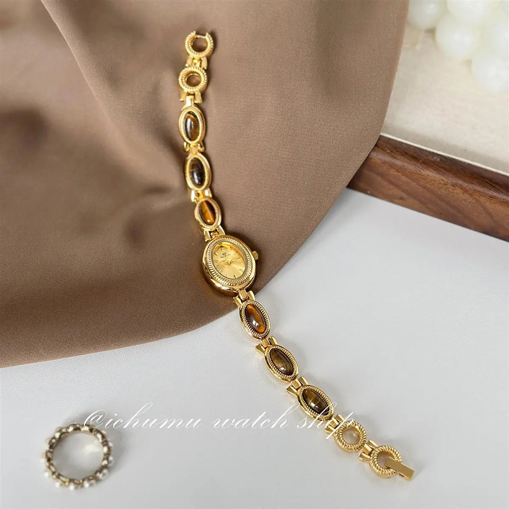 Women's Gold Watch Vintage Bro - Jewelry Watches Vintage のレビューと価格