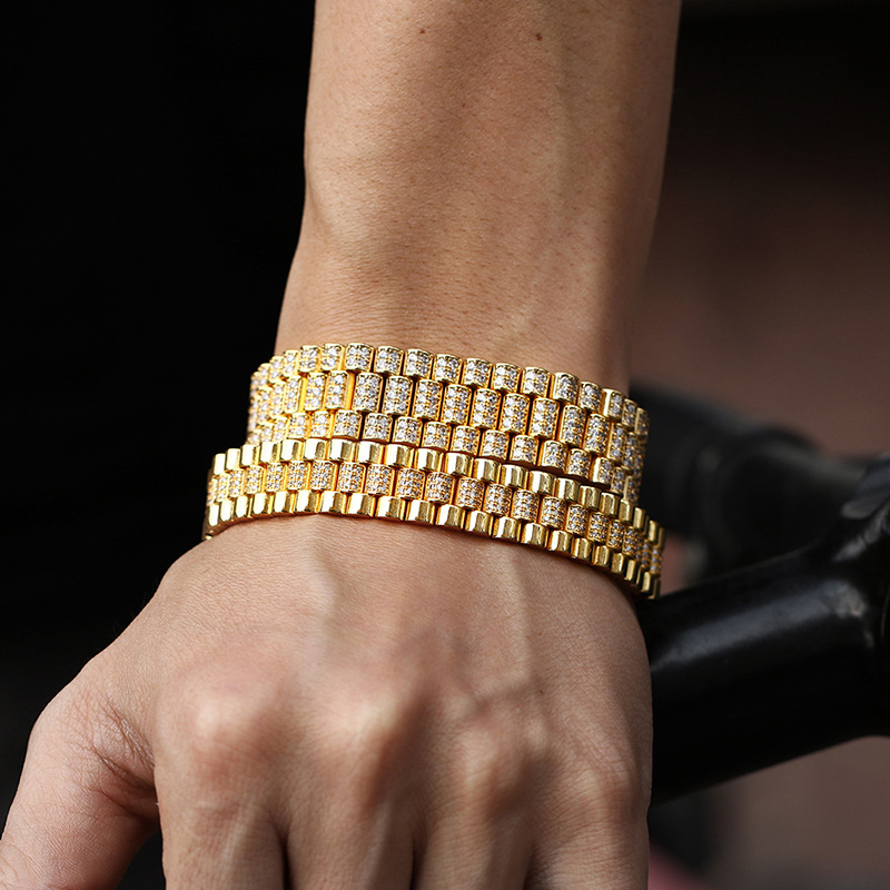 Hip Hop AAA CZ Stone Paved Bli - Icebox Jewelry Watches のレビューと価格