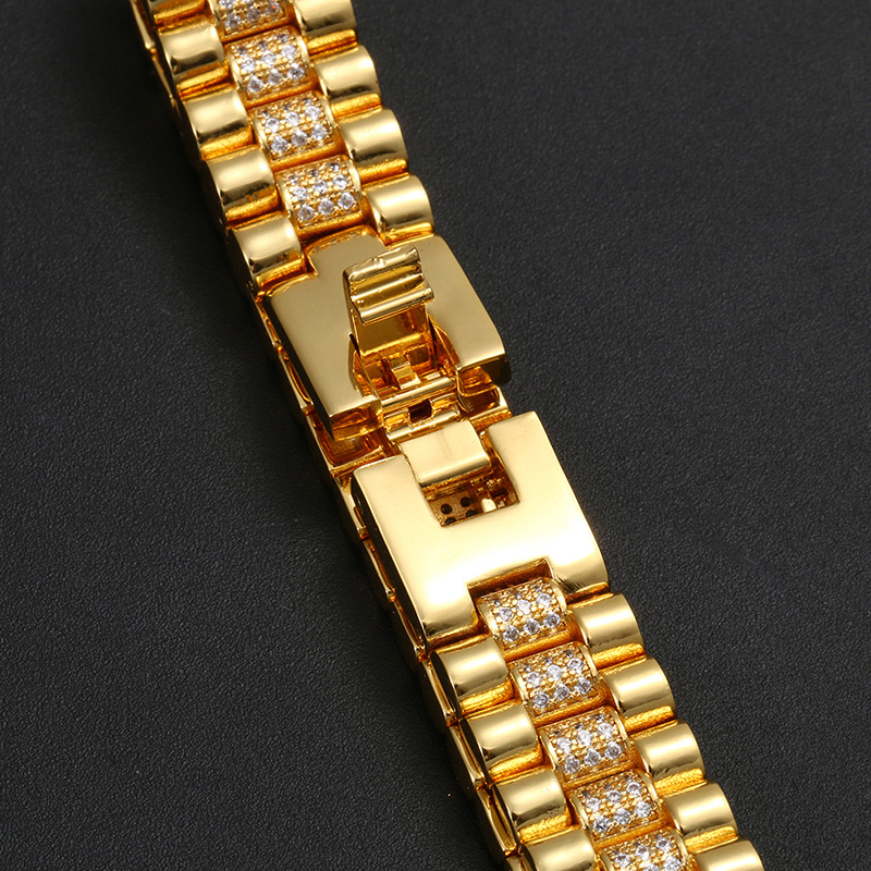 Hip Hop AAA CZ Stone Paved Bli - Icebox Jewelry Watches のレビューと価格