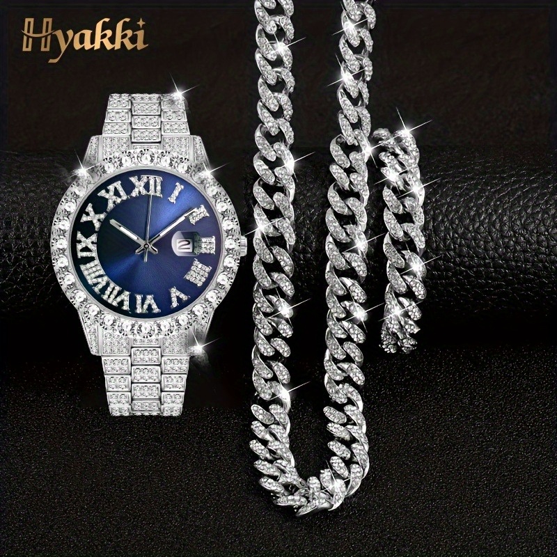 Fashion Silver Blue Watch Set  - Icebox Jewelry Watches のレビューと価格