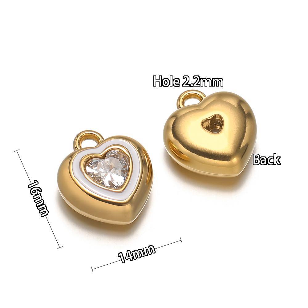 4pcs Stainless Steel Enamel He - Drop Earrings のレビューと価格