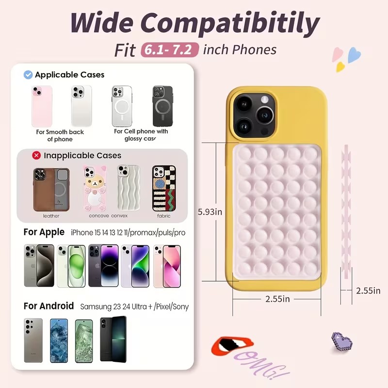 2-Pack Silicone Suction Phone  - Watches & Jewelry Repair Center New York のレビューと価格