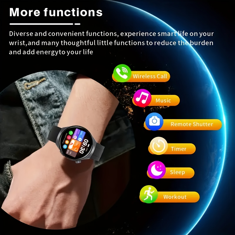 Smartwatch,1.5-inch Touch Scre - Italian Jewelry Watches のレビューと価格
