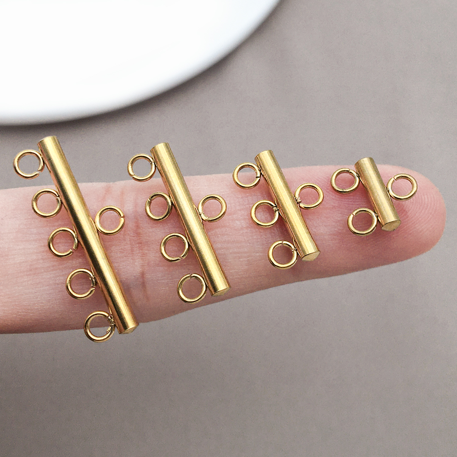 5pcs/lot Stainless Steel Layer - Drop Earrings のレビューと価格
