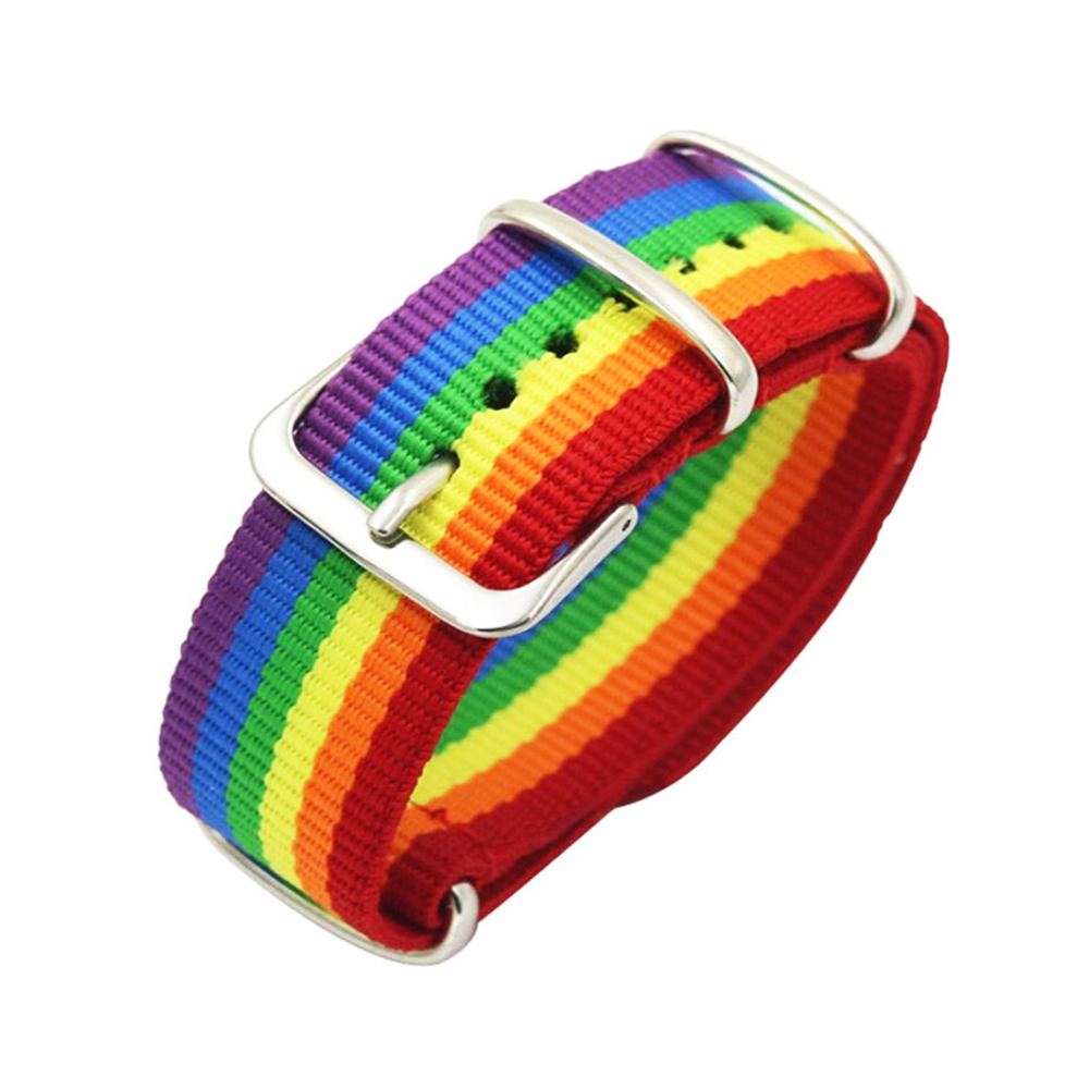 Hot Nylon Rainbow Bracelet for - Jewelry Type Watches のレビューと価格