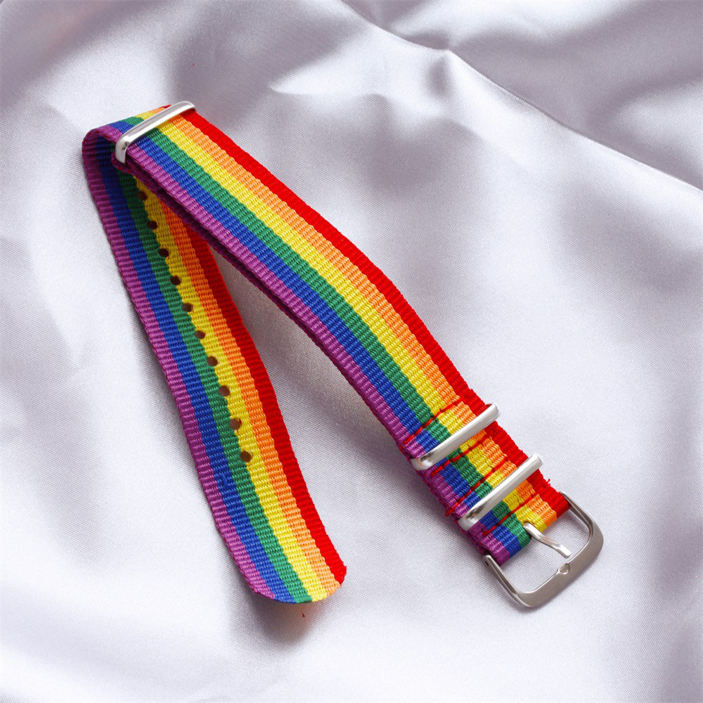 Hot Nylon Rainbow Bracelet for - Jewelry Type Watches のレビューと価格