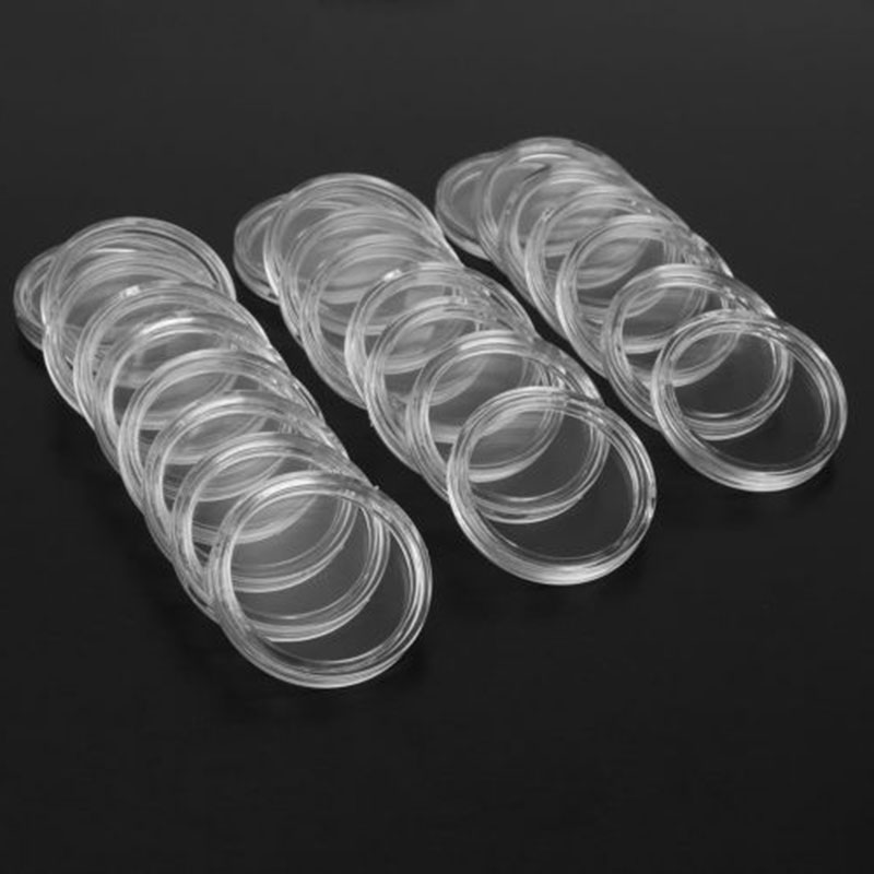 100 Clear Round Coin Holders 3 - Collectors Coins Jewelry & Watches Of Smithtown Reviews のレビューと価格