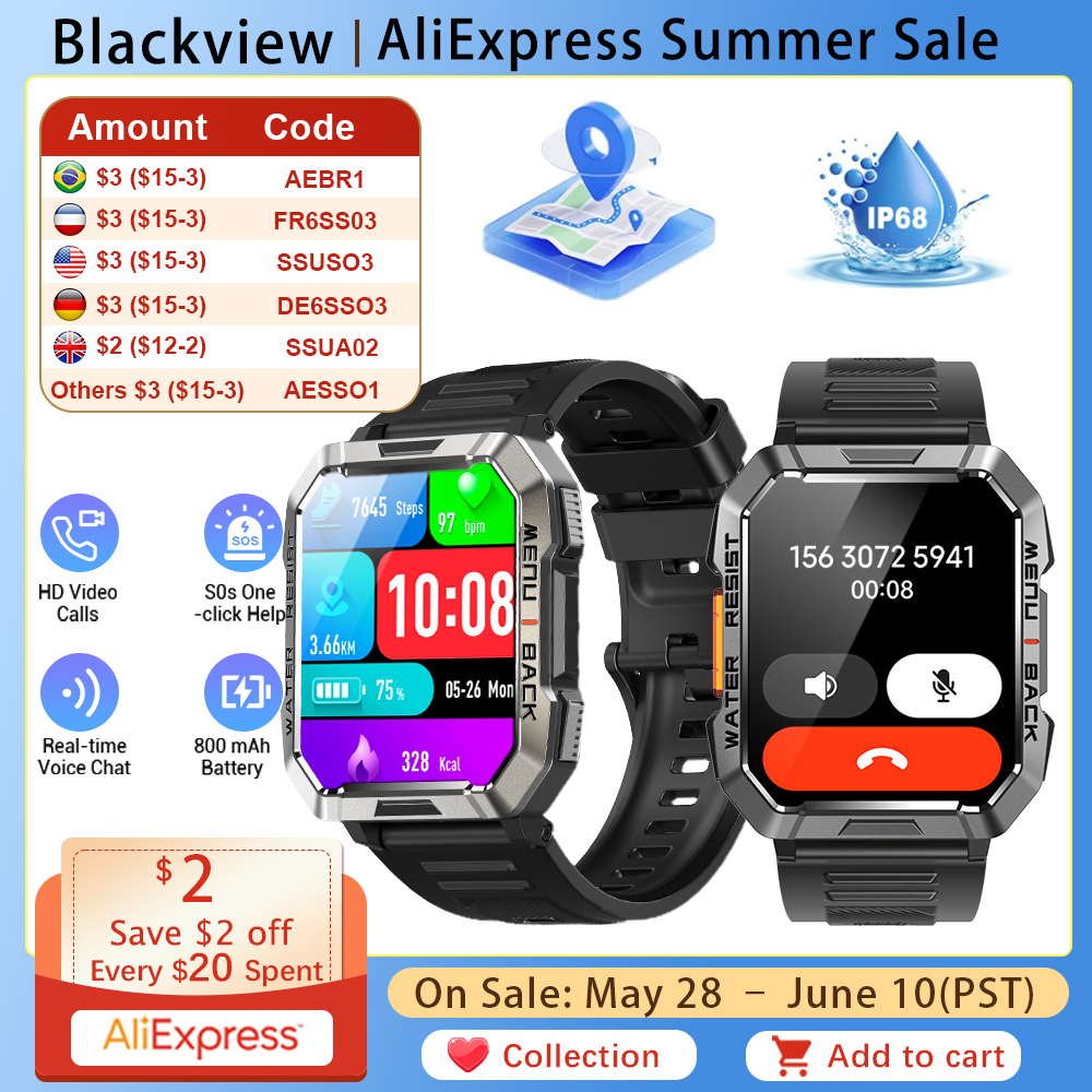Blackview R60 Bluetooth Call S - Italian Jewelry Watches のレビューと価格