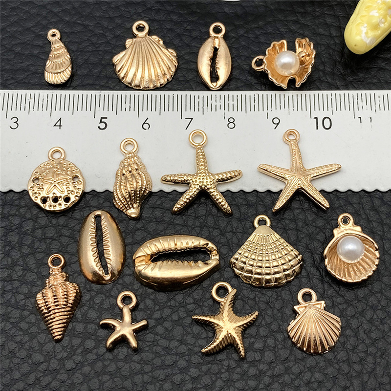 30pcs Metal Alloy Shell Starfi - Drop Earrings のレビューと価格