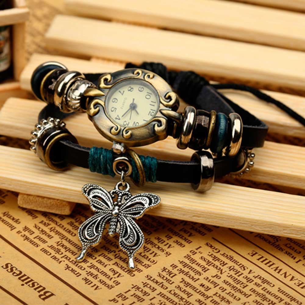 Handmade Butterfly Beads Brace - Jewelry Watches Vintage のレビューと価格