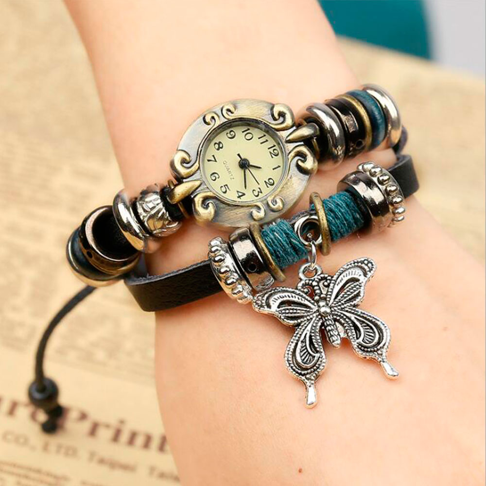 Handmade Butterfly Beads Brace - Jewelry Watches Vintage のレビューと価格