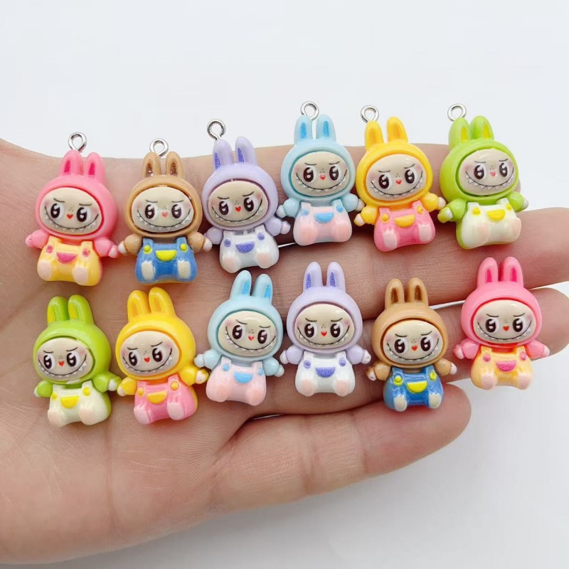 10Pcs Kawaii Rabbit Strawberry - Drop Earrings のレビューと価格
