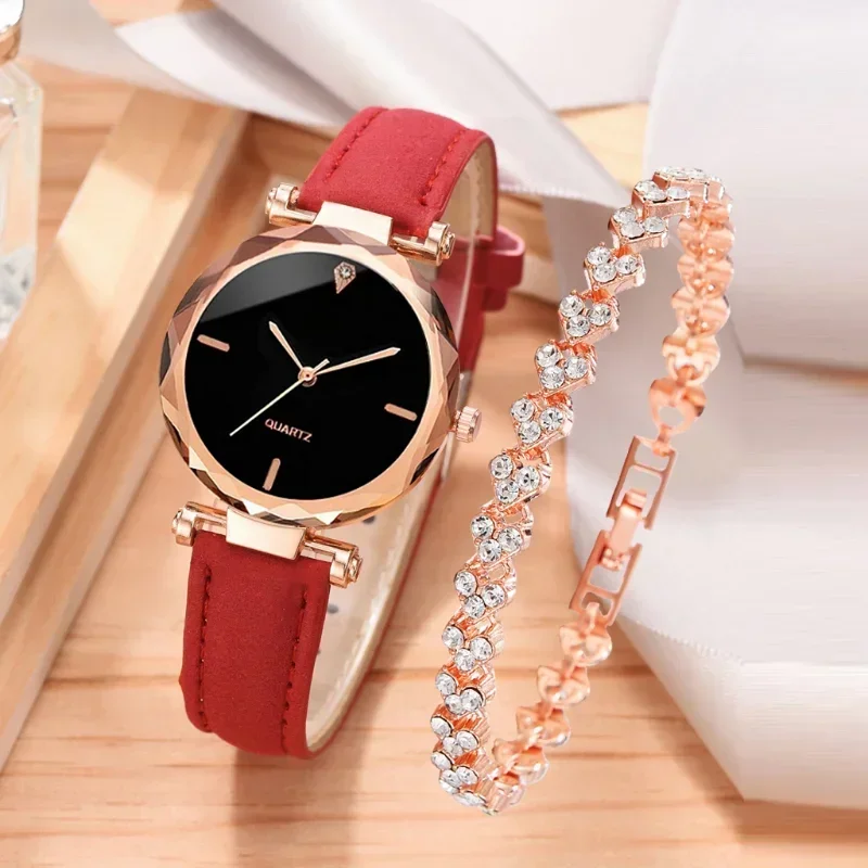 2PCS Set Luxury Watch Women Br - Jewelry Watches Vintage のレビューと価格