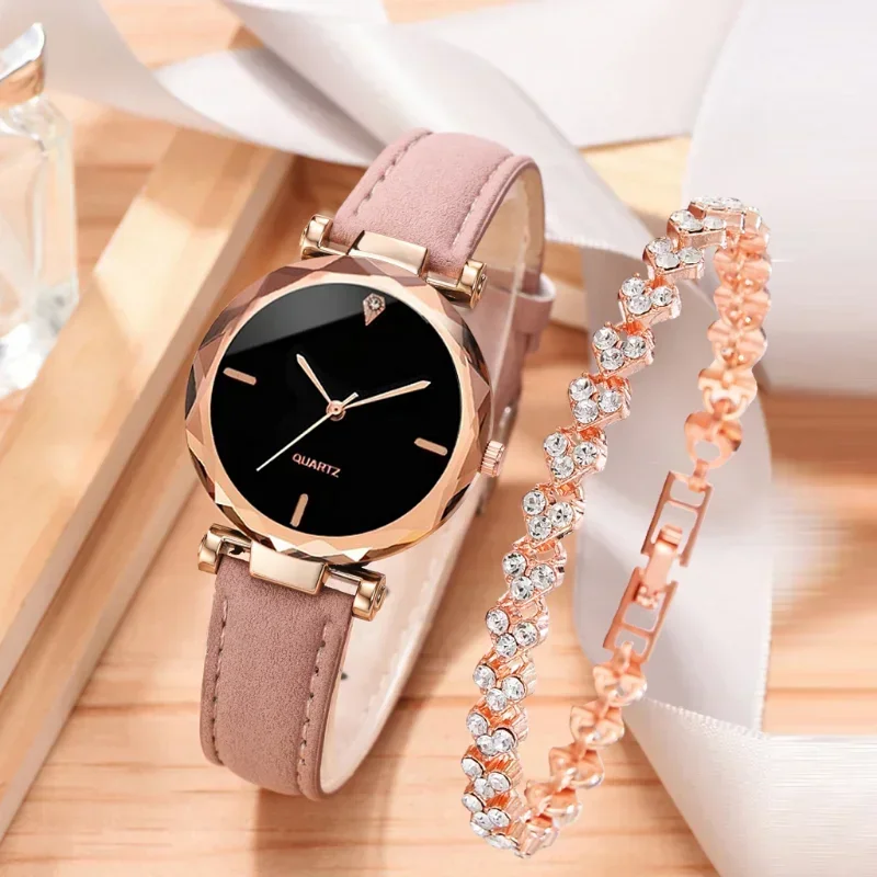 2PCS Set Luxury Watch Women Br - Jewelry Watches Vintage のレビューと価格