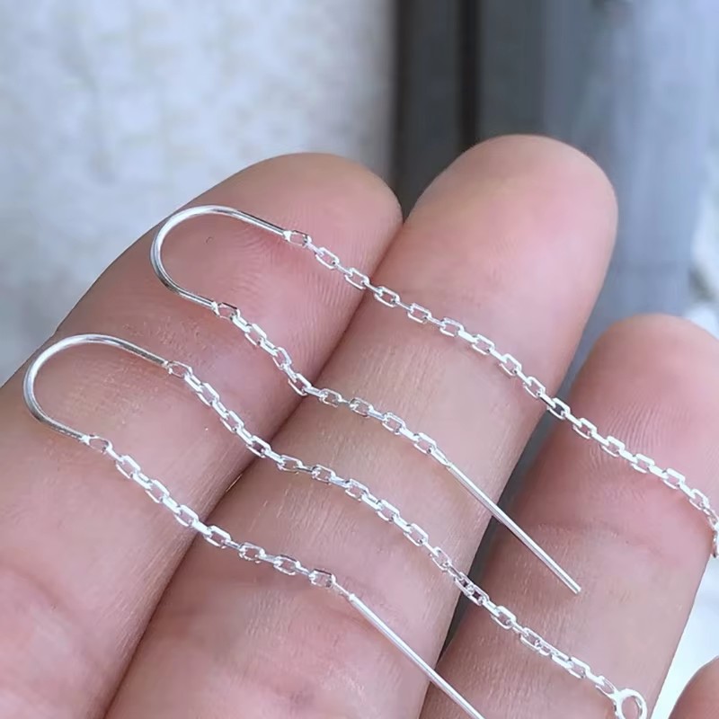 925 Silver Earrings U-Threader - Drop Earrings のレビューと価格