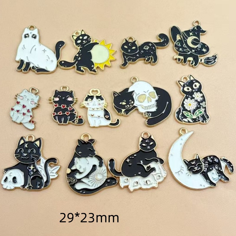 10pcs Original Alloy Enamel Bl - Drop Earrings のレビューと価格