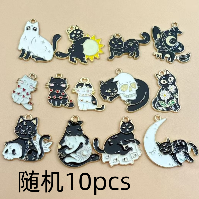 10pcs Original Alloy Enamel Bl - Drop Earrings のレビューと価格