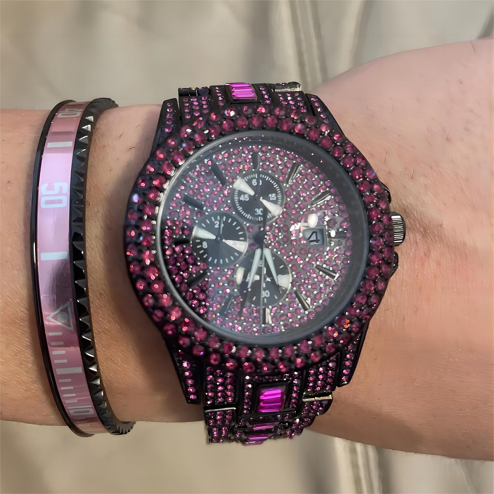 Hot Sell Red Ice Watch For Men - Jewelry Type Watches のレビューと価格