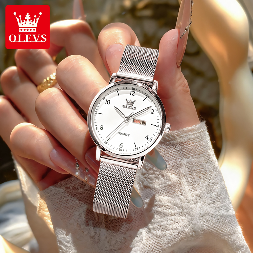 OLEVS 2996 Women Watches Origi - Watches & Jewelry Repair Center New York のレビューと価格