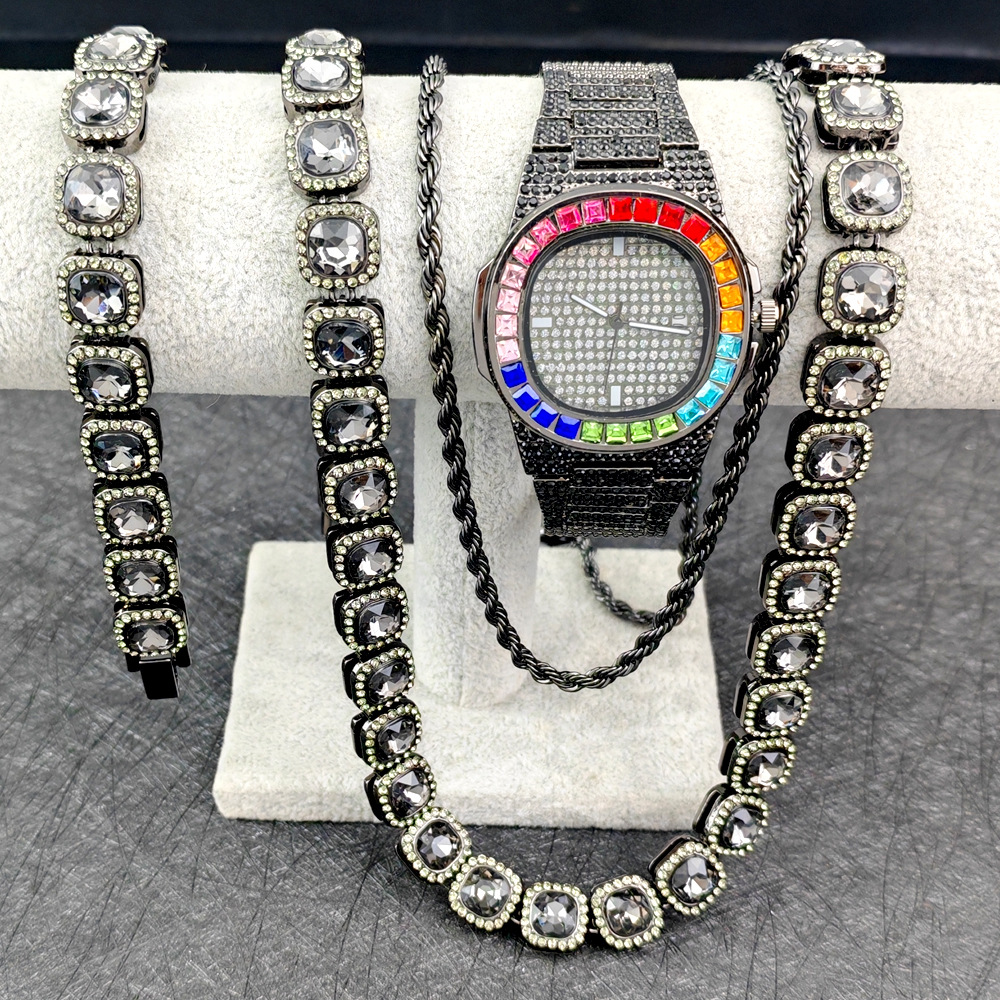 Purco Black Watch Tennis Chain - Icebox Jewelry Watches のレビューと価格