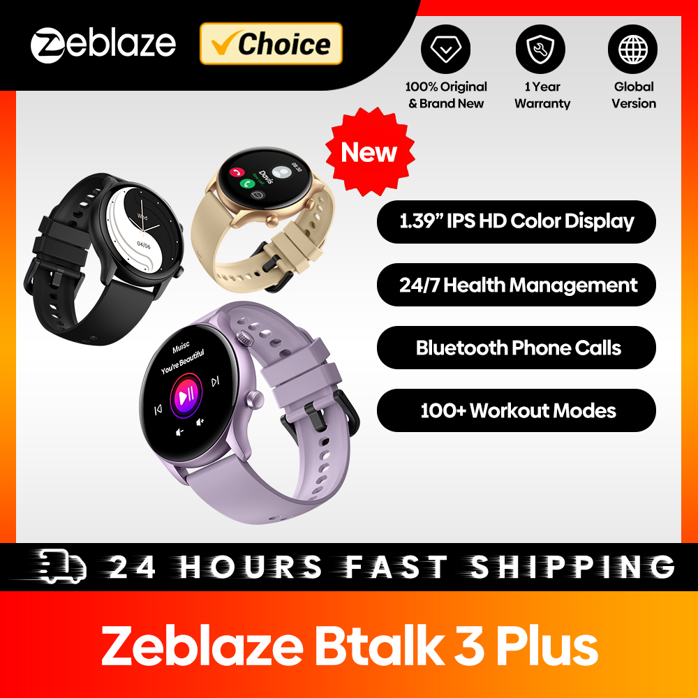 New Zeblaze Btalk 3 Plus Voice - Italian Jewelry Watches のレビューと価格