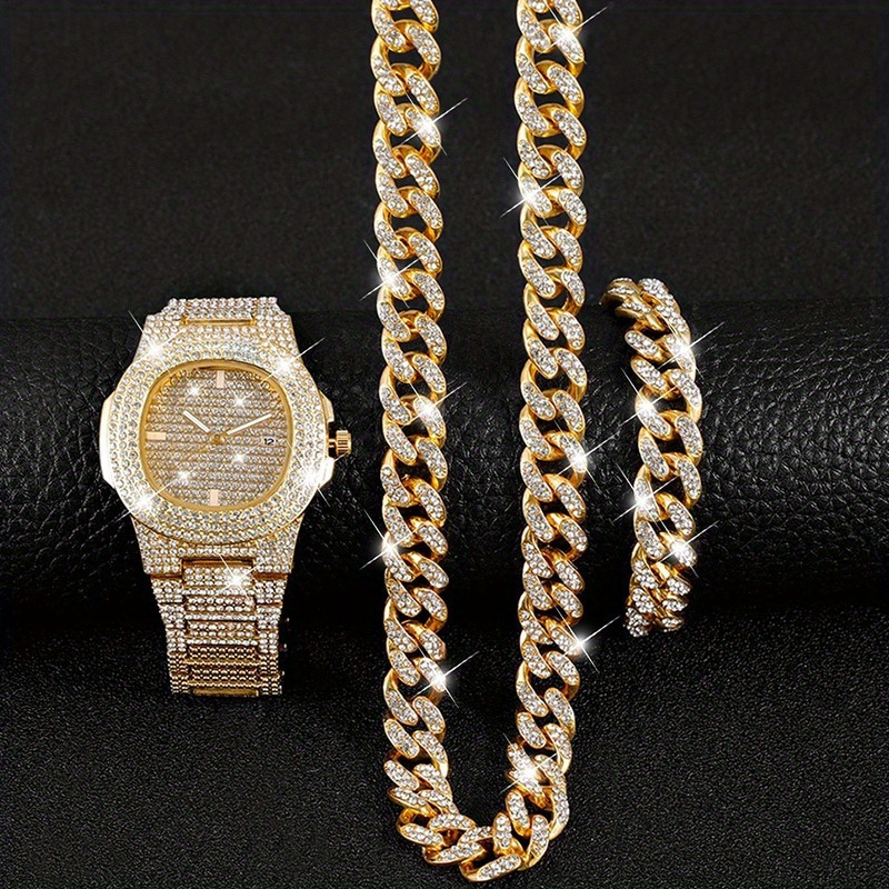 12mm Cuban Chain With Watch Se - Icebox Jewelry Watches のレビューと価格