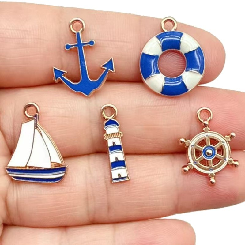20pcs Navy Wind Sail DIY Acces - Drop Earrings のレビューと価格
