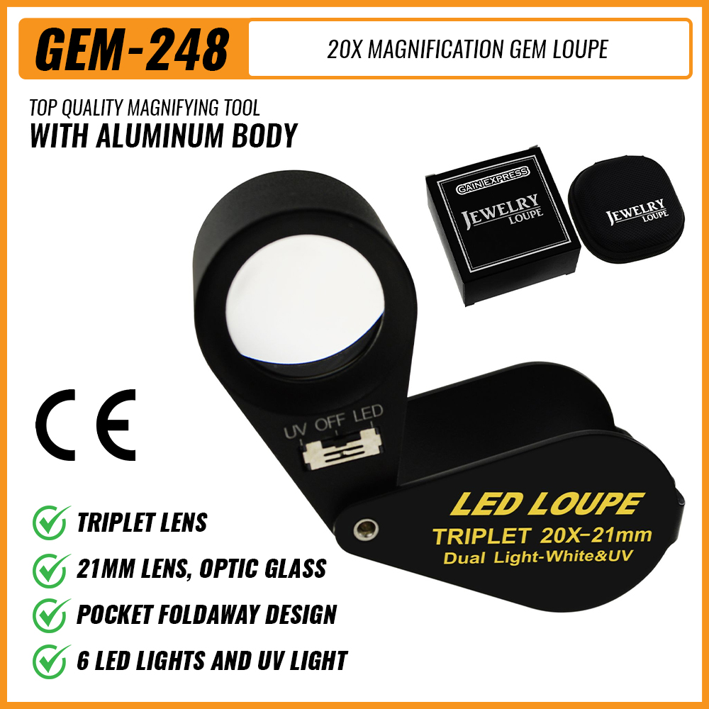 20x Jewelry Loupe 21mm Dual Li - Collectors Coins Jewelry & Watches Of Smithtown Reviews のレビューと価格