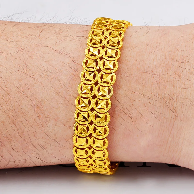 4cm Wide Pure Gold color Watch - Jewelry Type Watches のレビューと価格