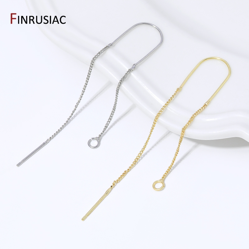 18K Gold Plated Brass Long Tas - Drop Earrings のレビューと価格