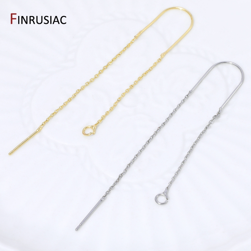 18K Gold Plated Brass Long Tas - Drop Earrings のレビューと価格