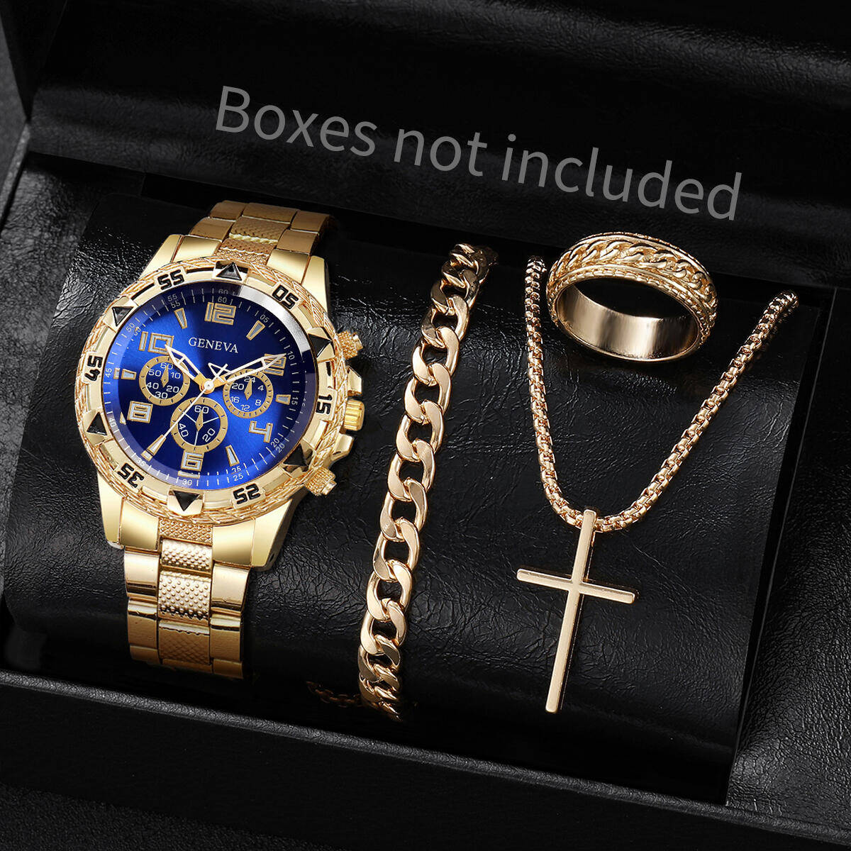 4PCS/Set Fashion Men Business  - Jewelry Type Watches のレビューと価格