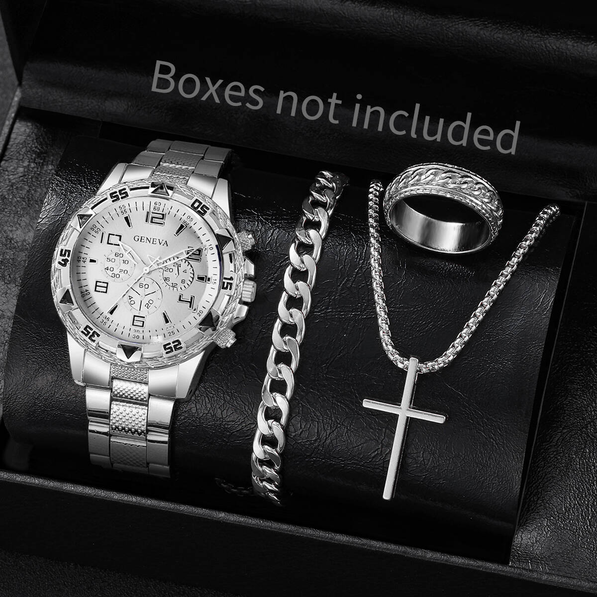 4PCS/Set Fashion Men Business  - Jewelry Type Watches のレビューと価格
