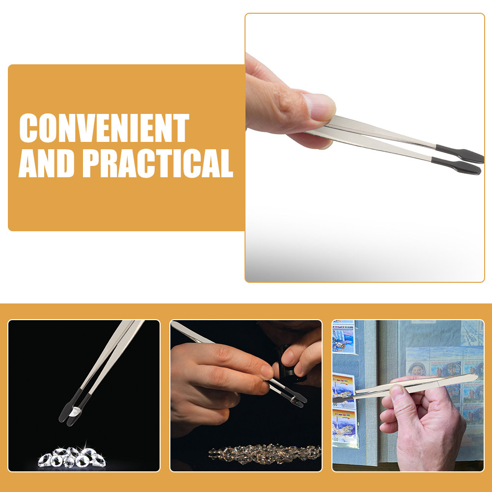 5Pcs Flat Head Tweezers for St - Collectors Coins Jewelry & Watches Of Smithtown Reviews のレビューと価格