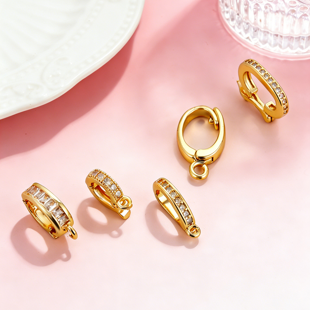 5pcs Fashion Bikini Button Cha - Drop Earrings のレビューと価格