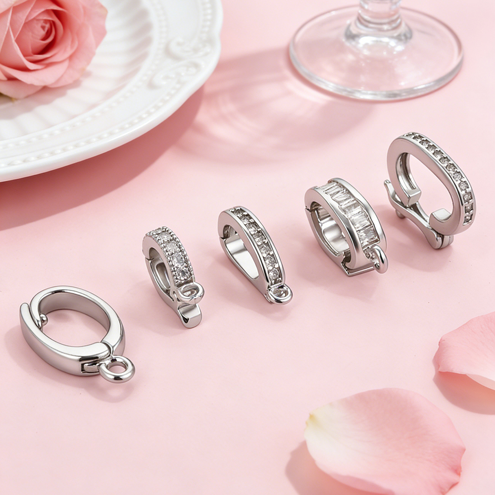 5pcs Fashion Bikini Button Cha - Drop Earrings のレビューと価格
