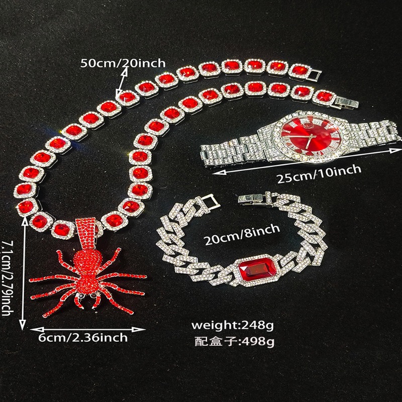 Hip Hop Jewelry Set for Men -  - Icebox Jewelry Watches のレビューと価格